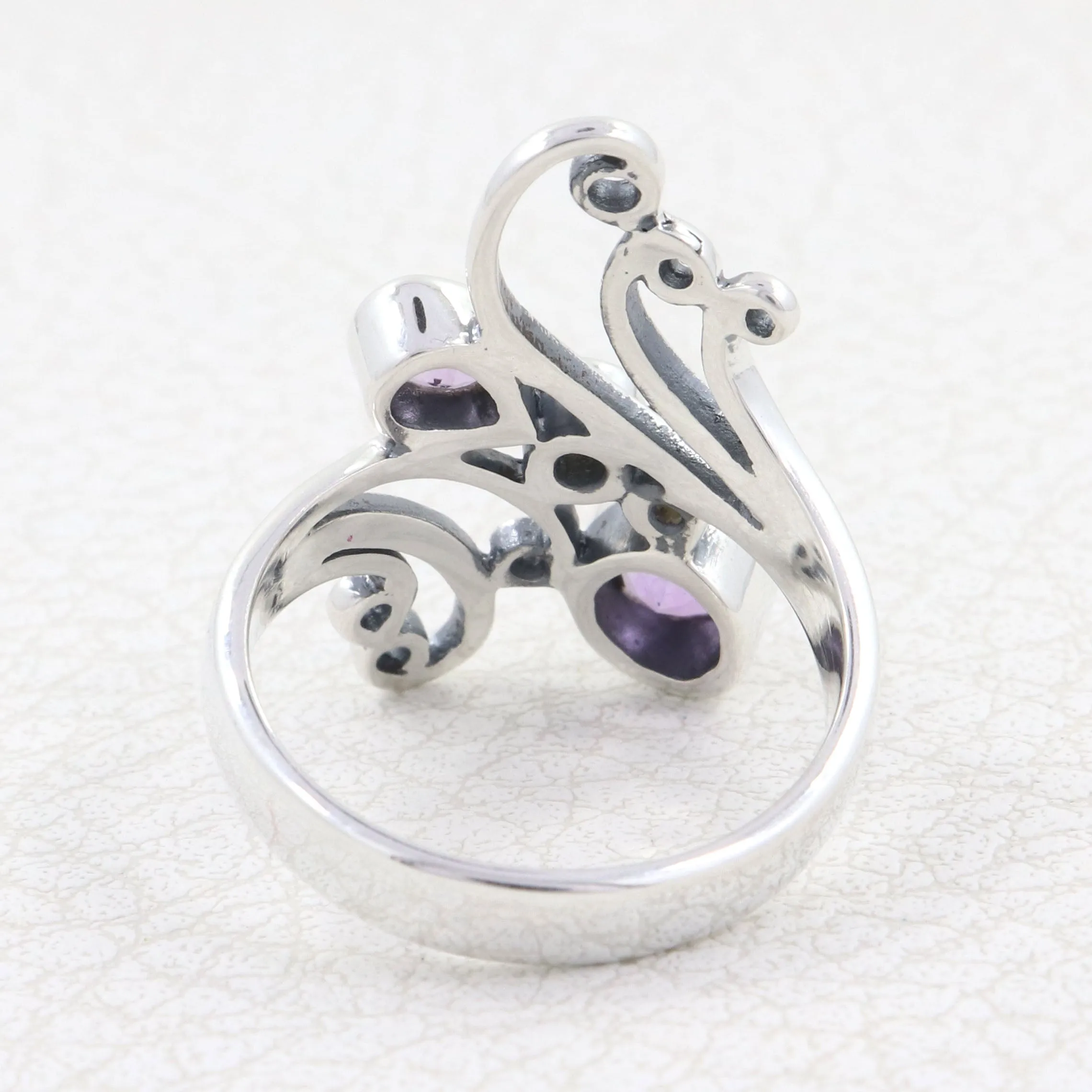 Black Onyx Silver Rings