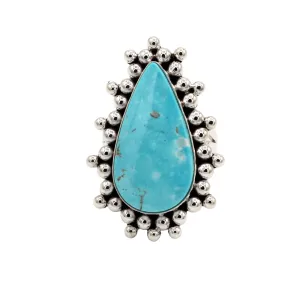 Blue Gem Turquoise Ring