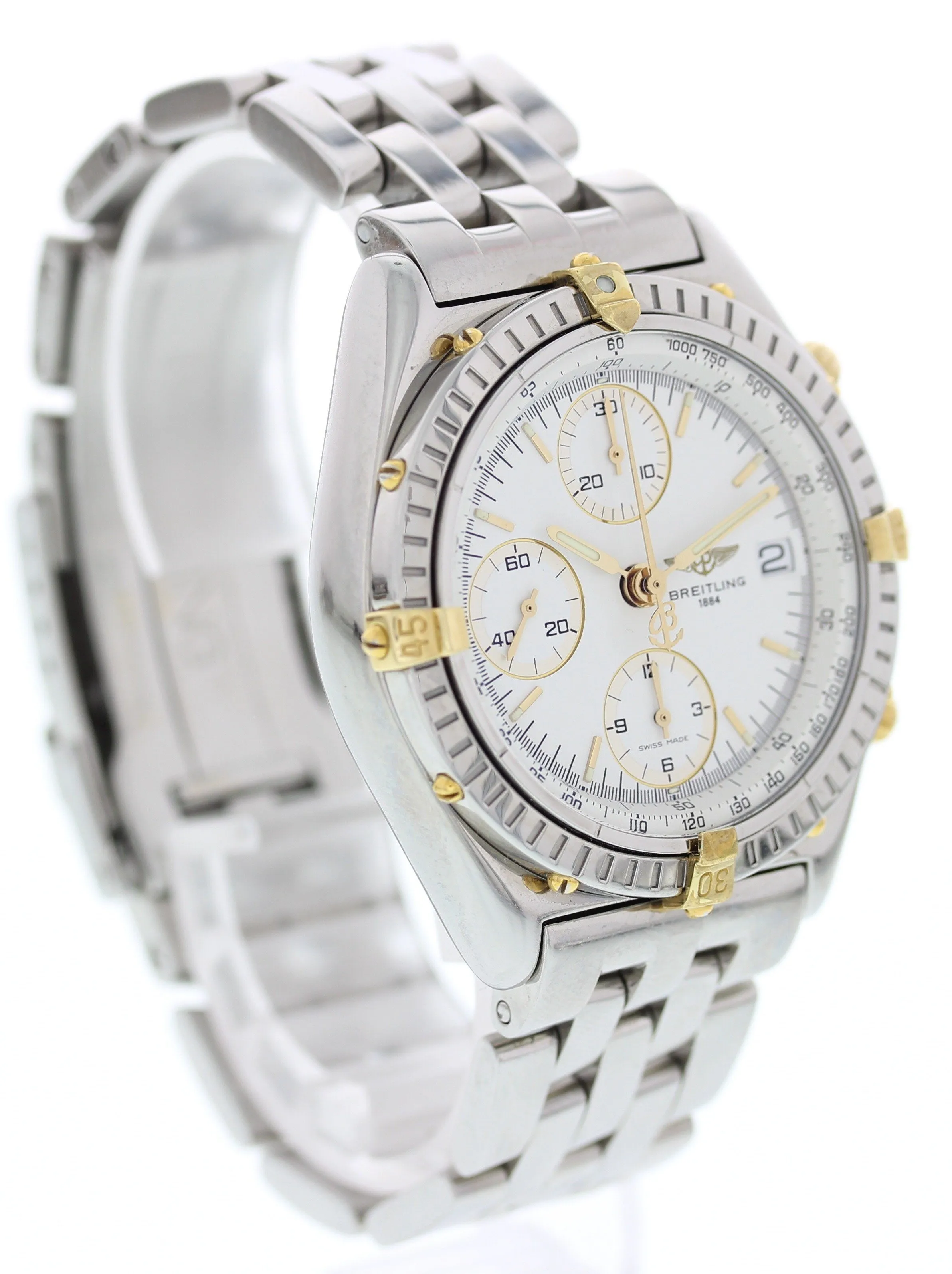 Breitling Chronomat B13048 18K YG/SS