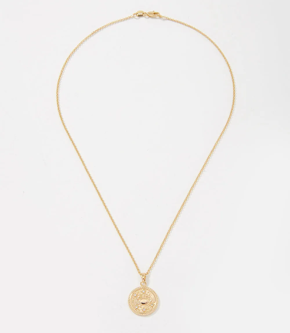 Cancer Coin Necklace