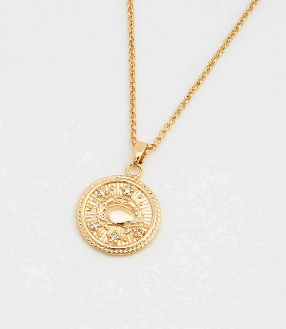 Cancer Coin Necklace