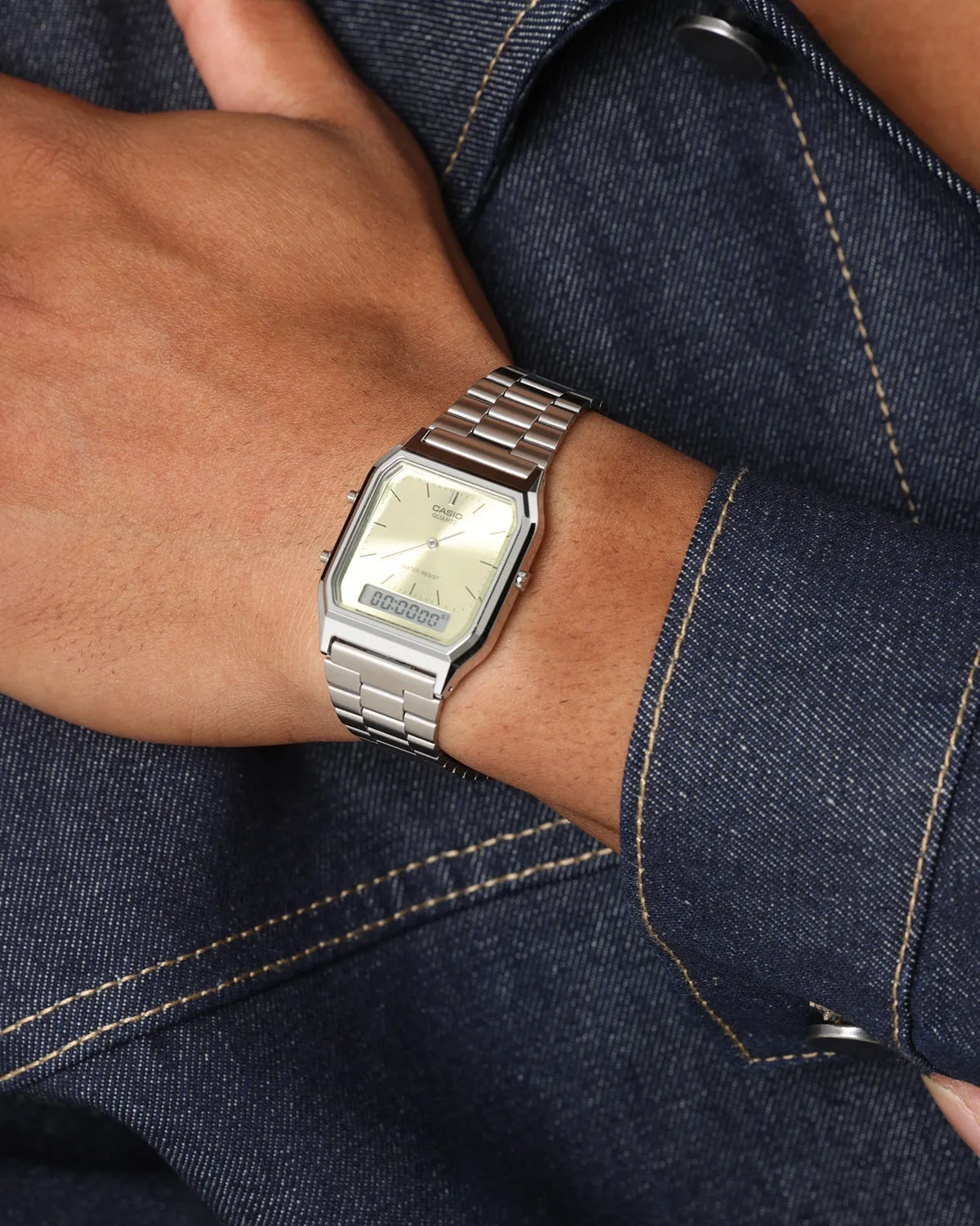 Casio AQ-230A-9AMQYDF Watch Silver