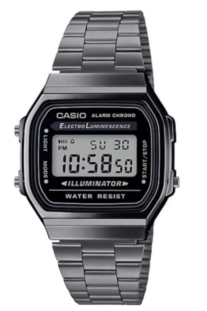 CASIO VINTAGE A168WGG-1A ILLUMINATOR WATCH - STEEL