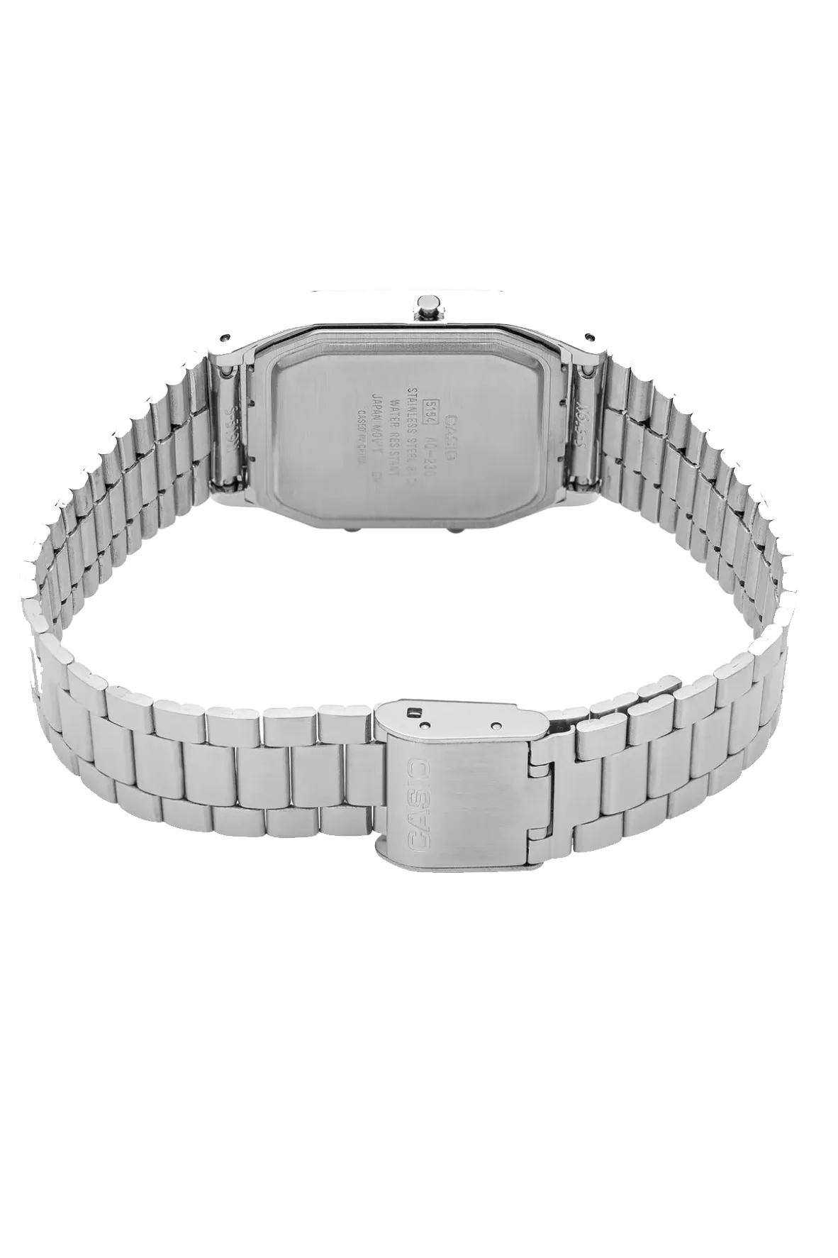 CASIO VINTAGE AQ230A-7DS DUO WATCH - SILVER/WHITE