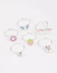 Celestial Unicorn Rings (Set of 6)