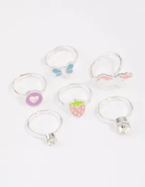 Celestial Unicorn Rings (Set of 6)