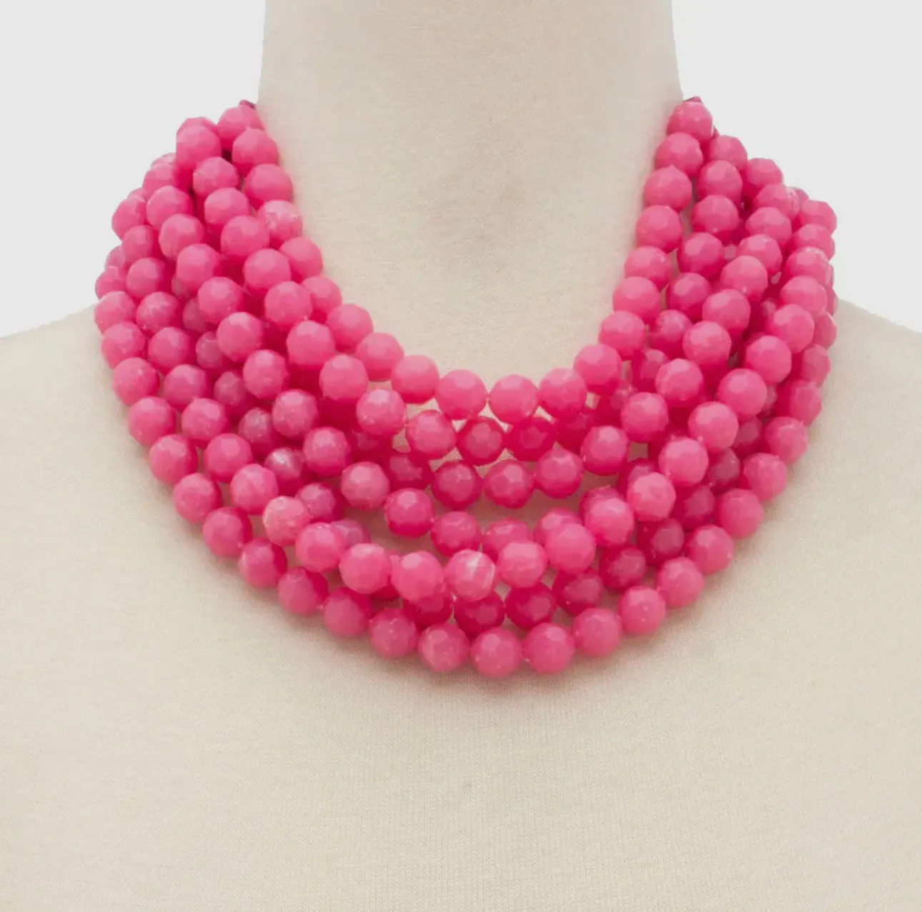 Chunky Beaded Layered Necklaces