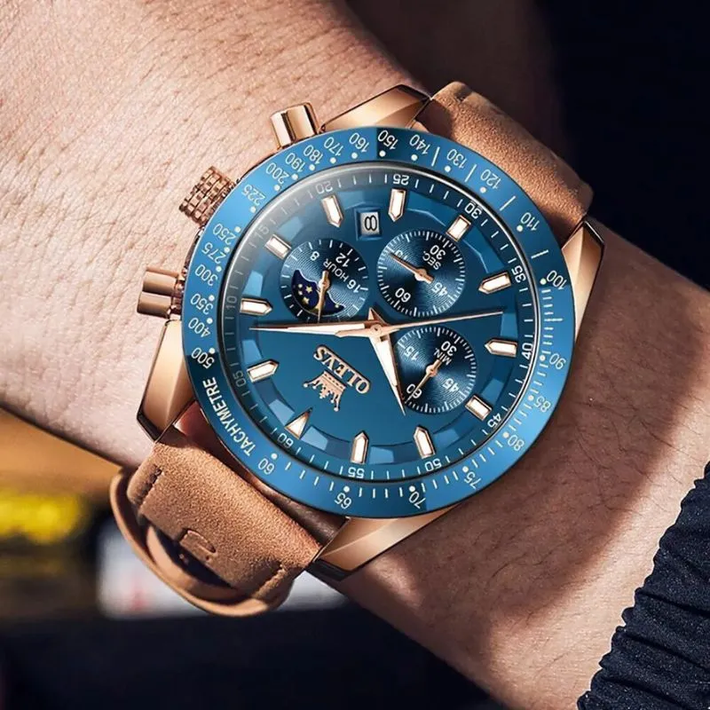 CLASSIC LEATHER QUARTZ WATCH | Timeless Elegance Trend