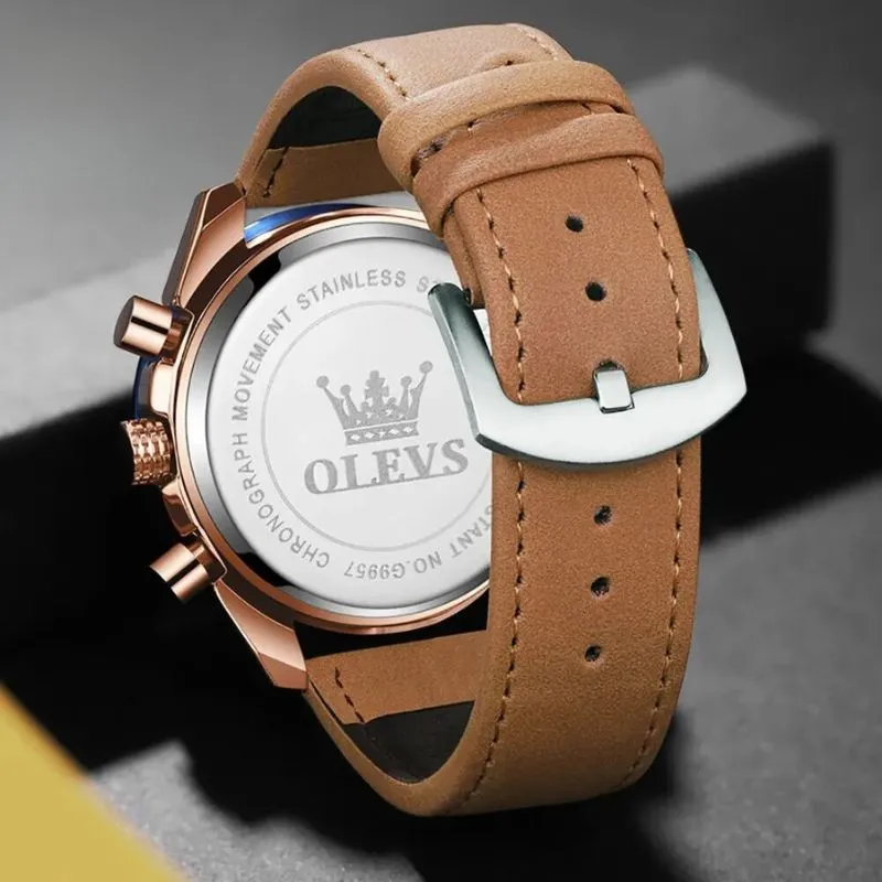 CLASSIC LEATHER QUARTZ WATCH | Timeless Elegance Trend