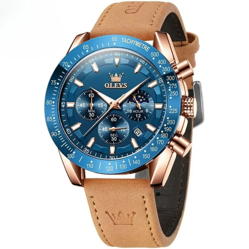 CLASSIC LEATHER QUARTZ WATCH | Timeless Elegance Trend
