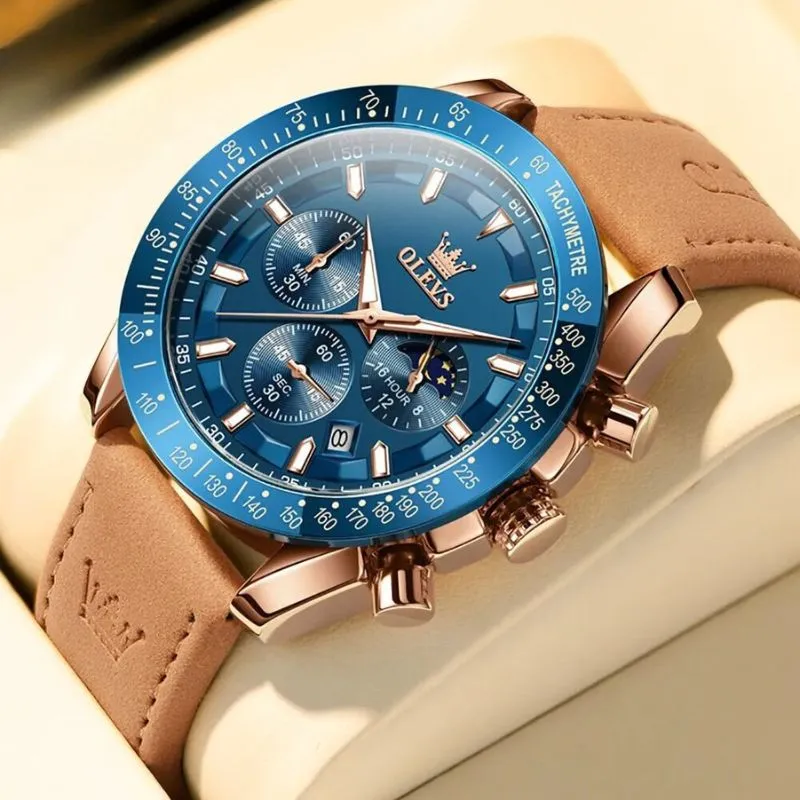 CLASSIC LEATHER QUARTZ WATCH | Timeless Elegance Trend