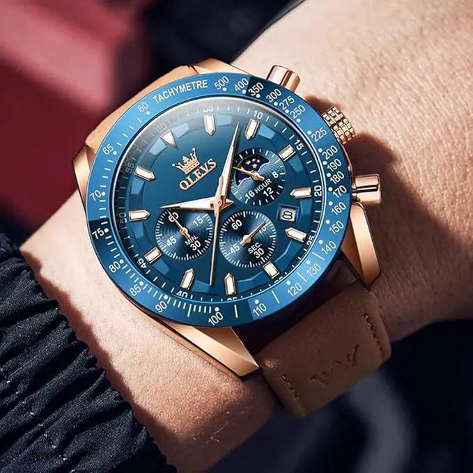 CLASSIC LEATHER QUARTZ WATCH | Timeless Elegance Trend