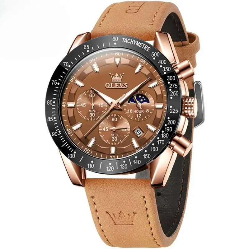 CLASSIC LEATHER QUARTZ WATCH | Timeless Elegance Trend