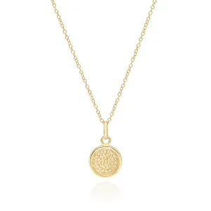 Classic Medium Circle Necklace - Gold
