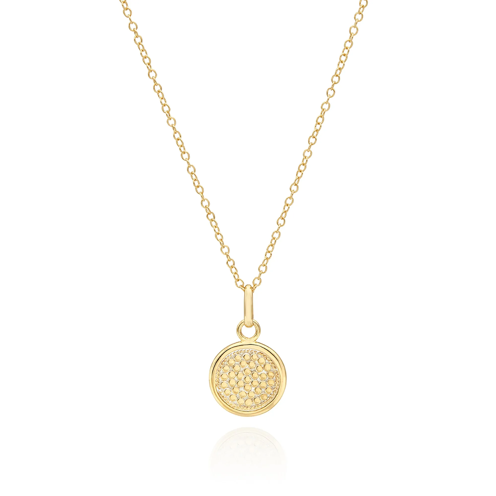 Classic Medium Circle Necklace - Gold