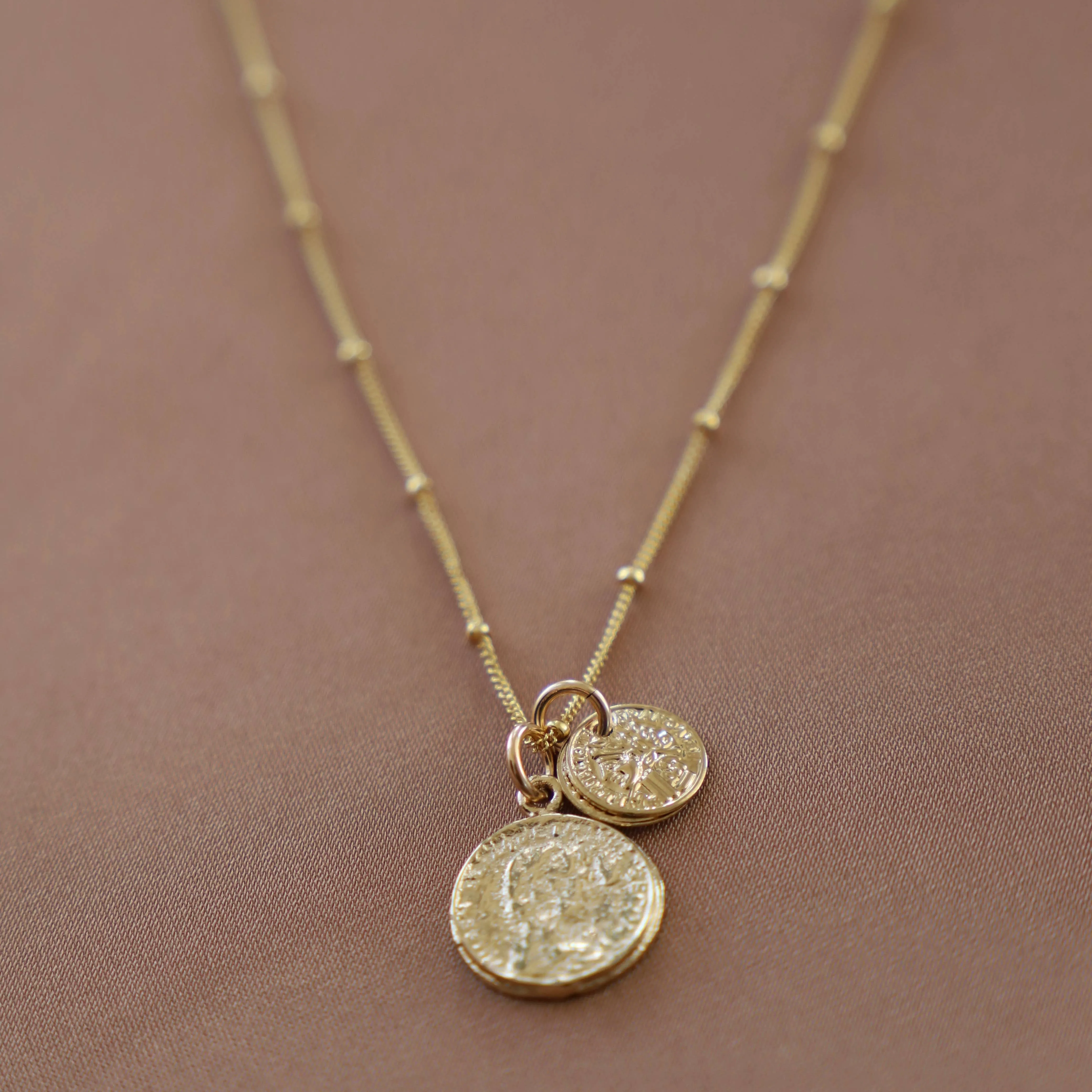 Coin Charm Necklace