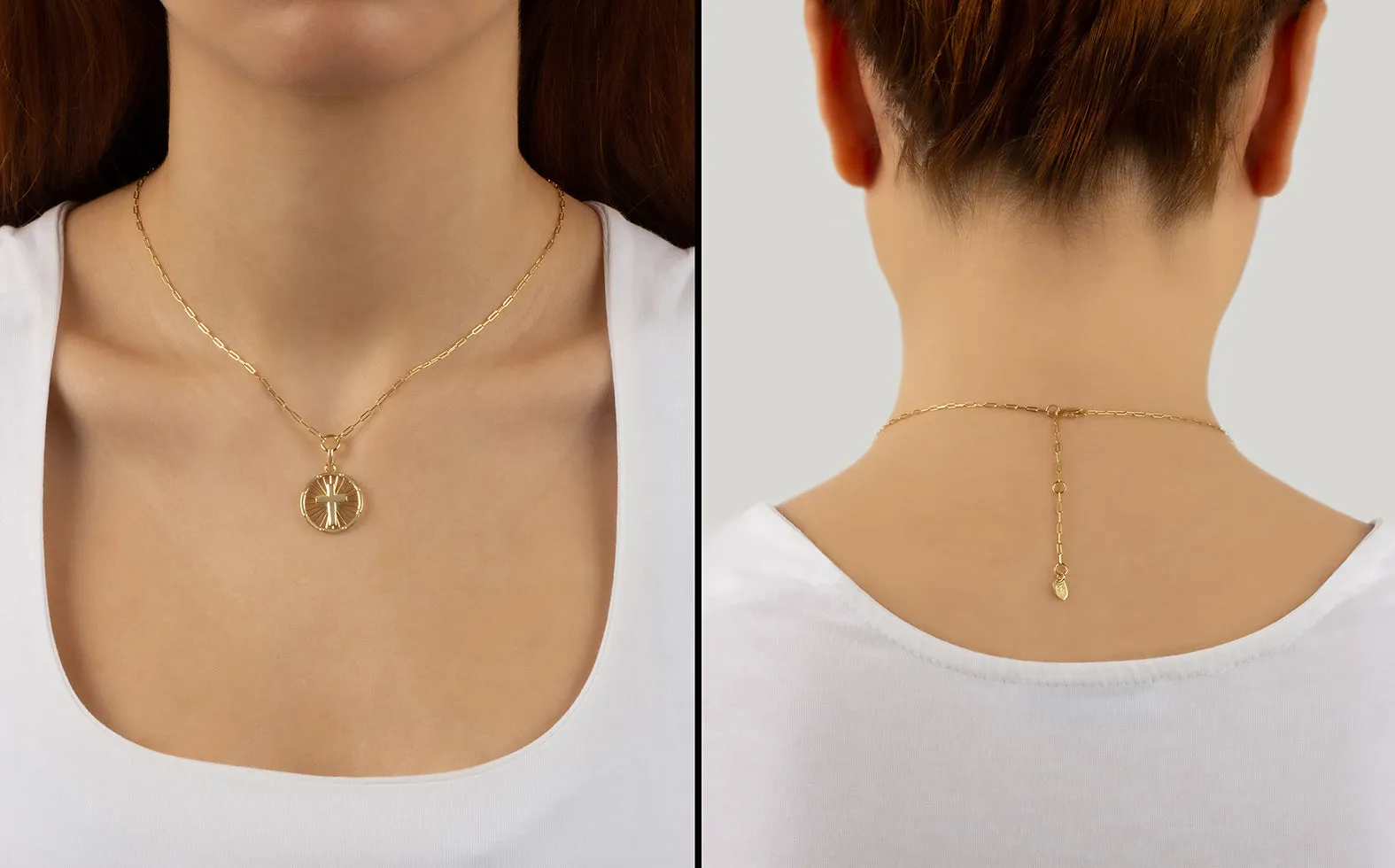 Cross Medallion Coin Necklaces