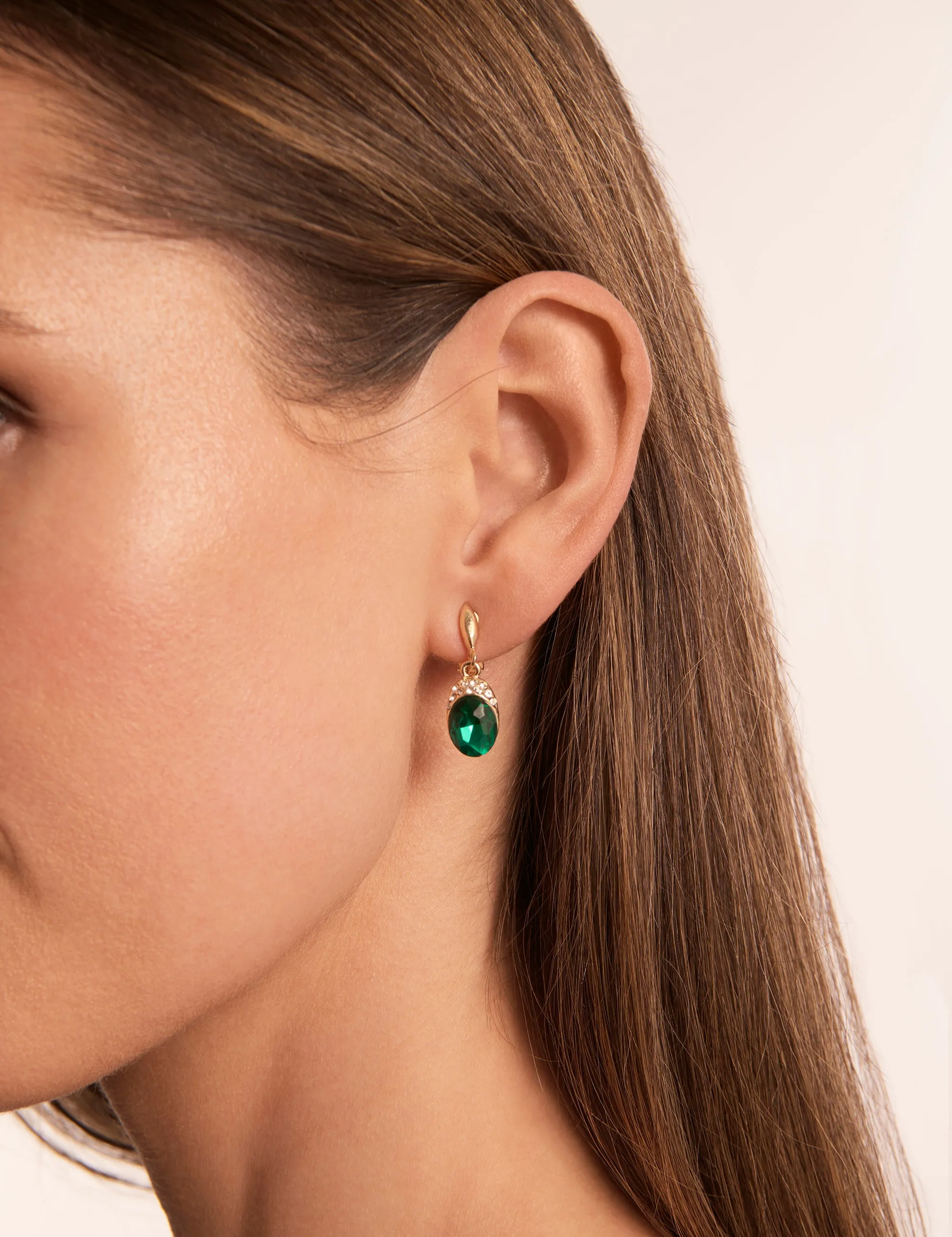 CROWN CLIP ON EARRING