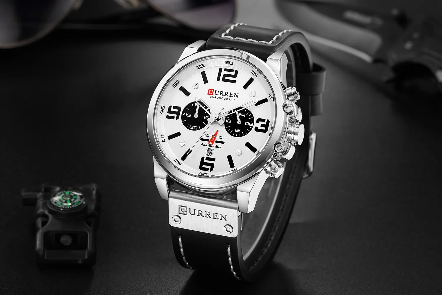 CURREN Mens Watches Top Luxury Brand Waterproof Sport Wrist Watch