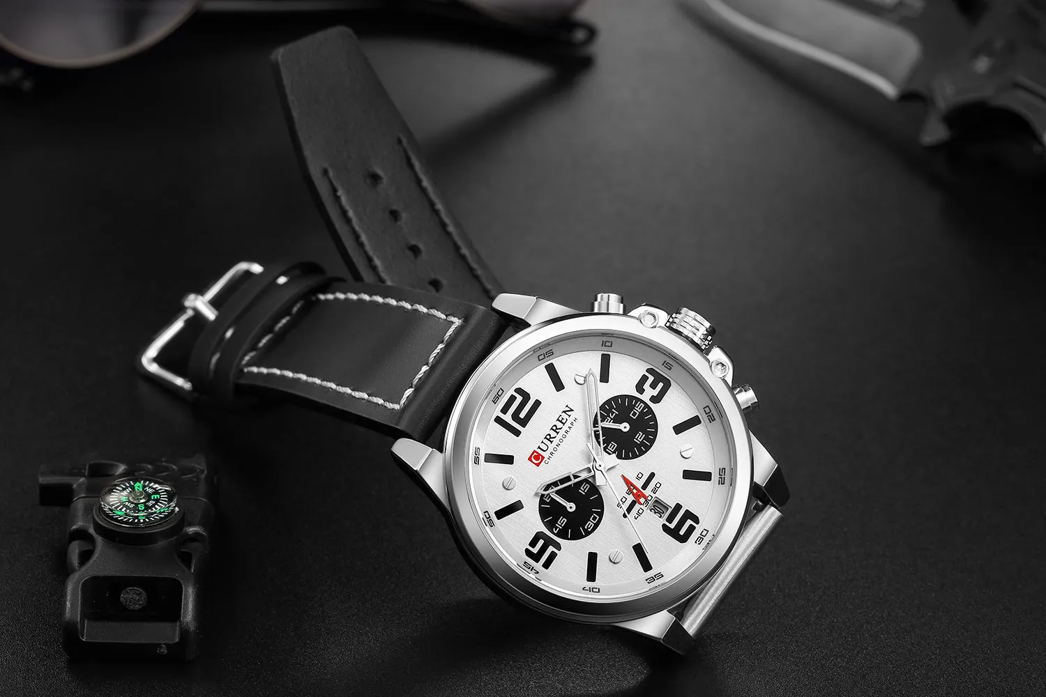 CURREN Mens Watches Top Luxury Brand Waterproof Sport Wrist Watch