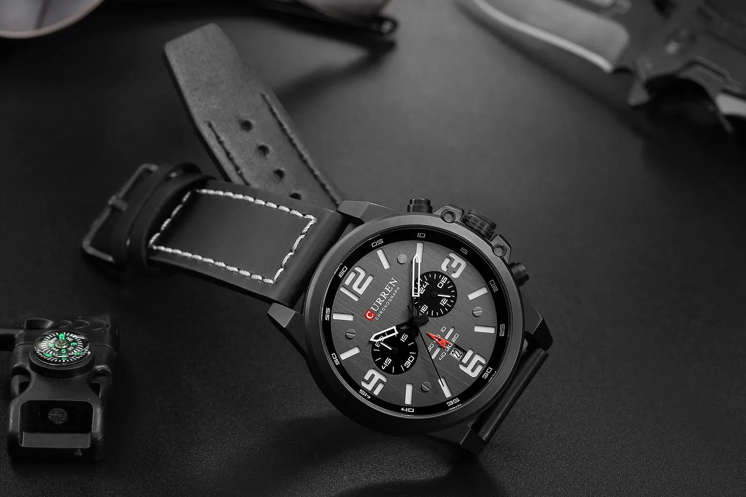 CURREN Mens Watches Top Luxury Brand Waterproof Sport Wrist Watch