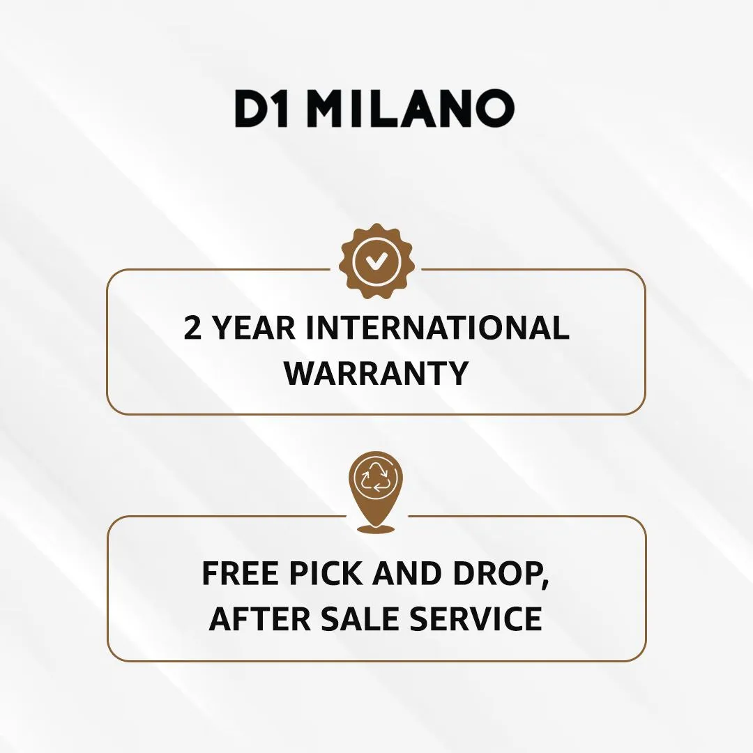 D1 Milano ULTRA THIN Black Dial Quartz Analog Watch - For Gents UTBJ41