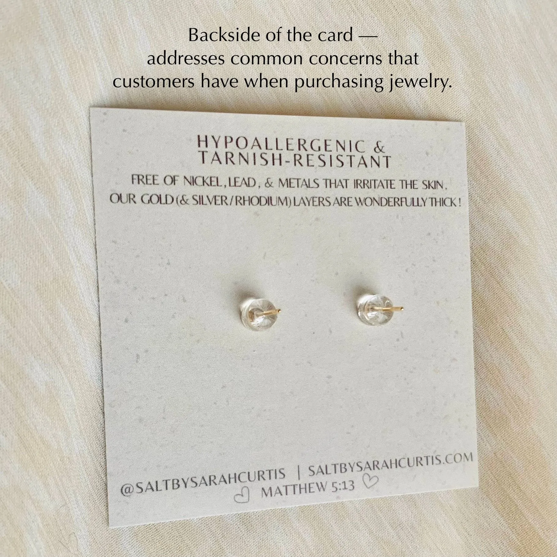 DAINTY DAISY STUDS | flower stud earrings | spring & summer : GOLD