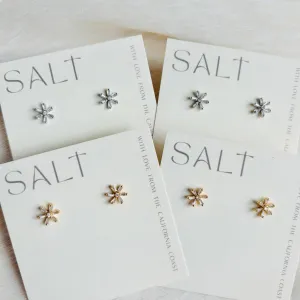 DAINTY DAISY STUDS | flower stud earrings | spring & summer : GOLD