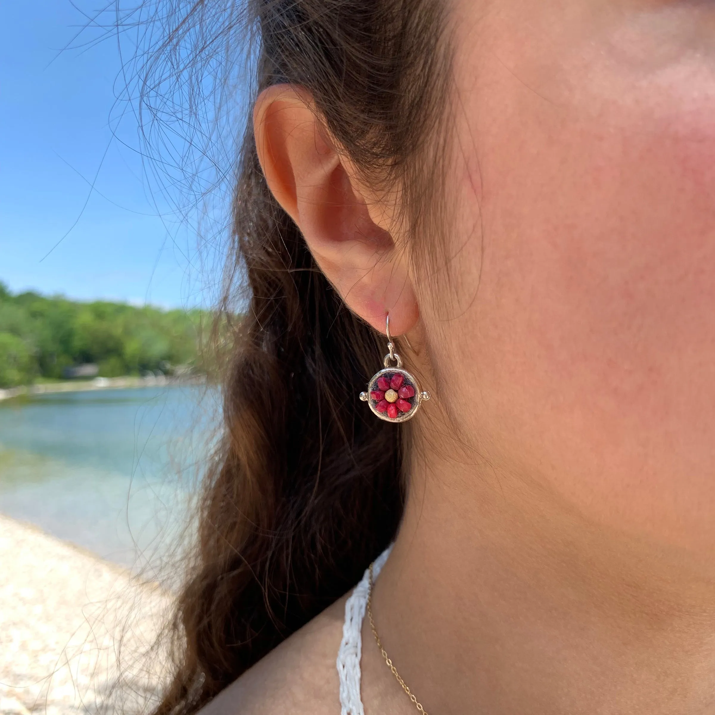Darling Ruby Earrings