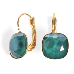 Date Night Earrings - Emerald Swarovski