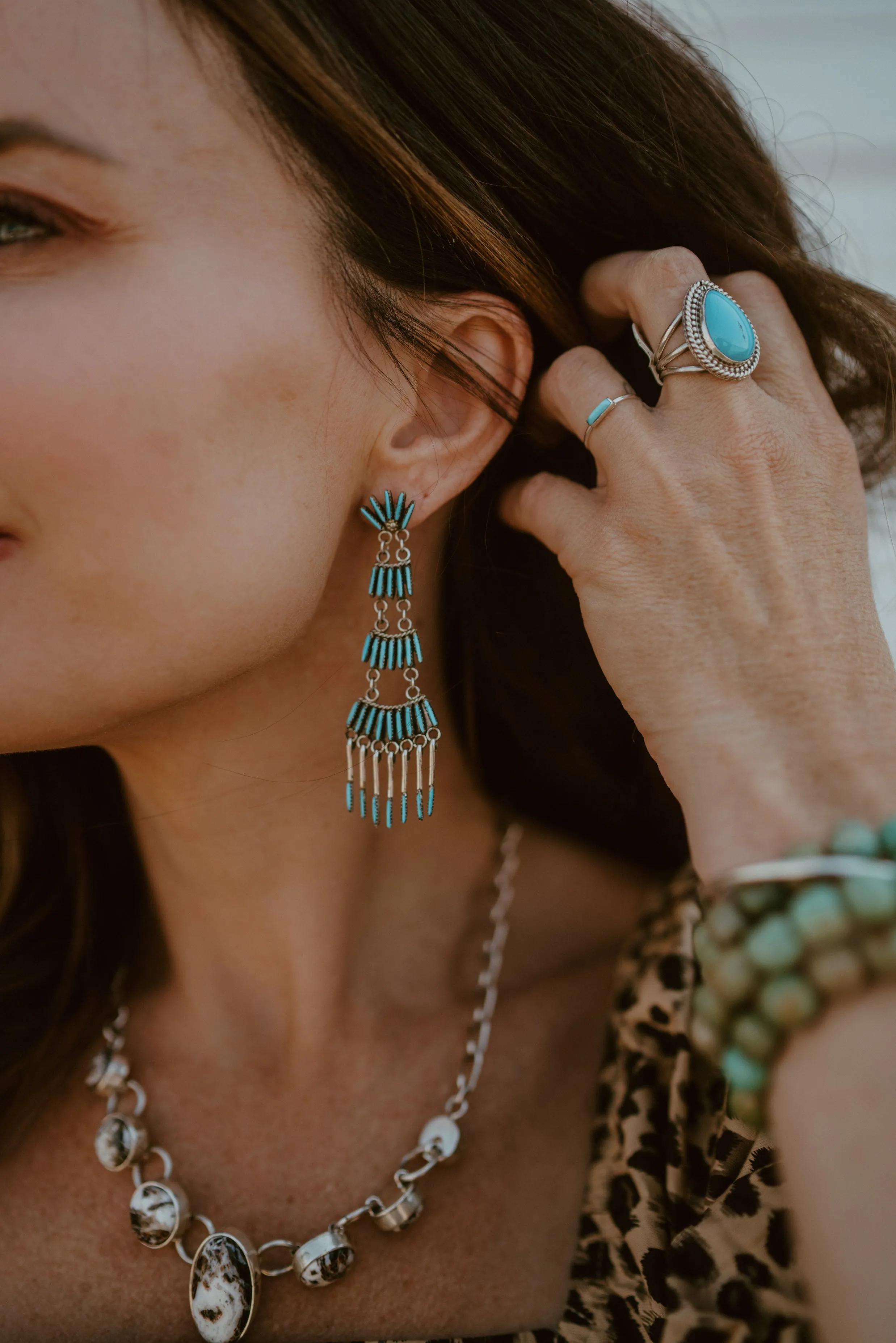 Deidra Earrings | Turquoise