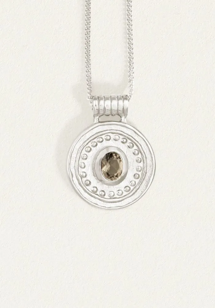 Denarii Coin Necklace - Silver
