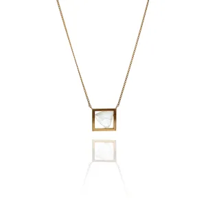 Diamond Square Necklace