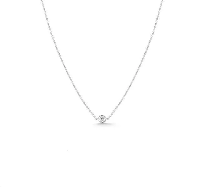 Diamonds by the Inch Single Bezel Diamond Pendant