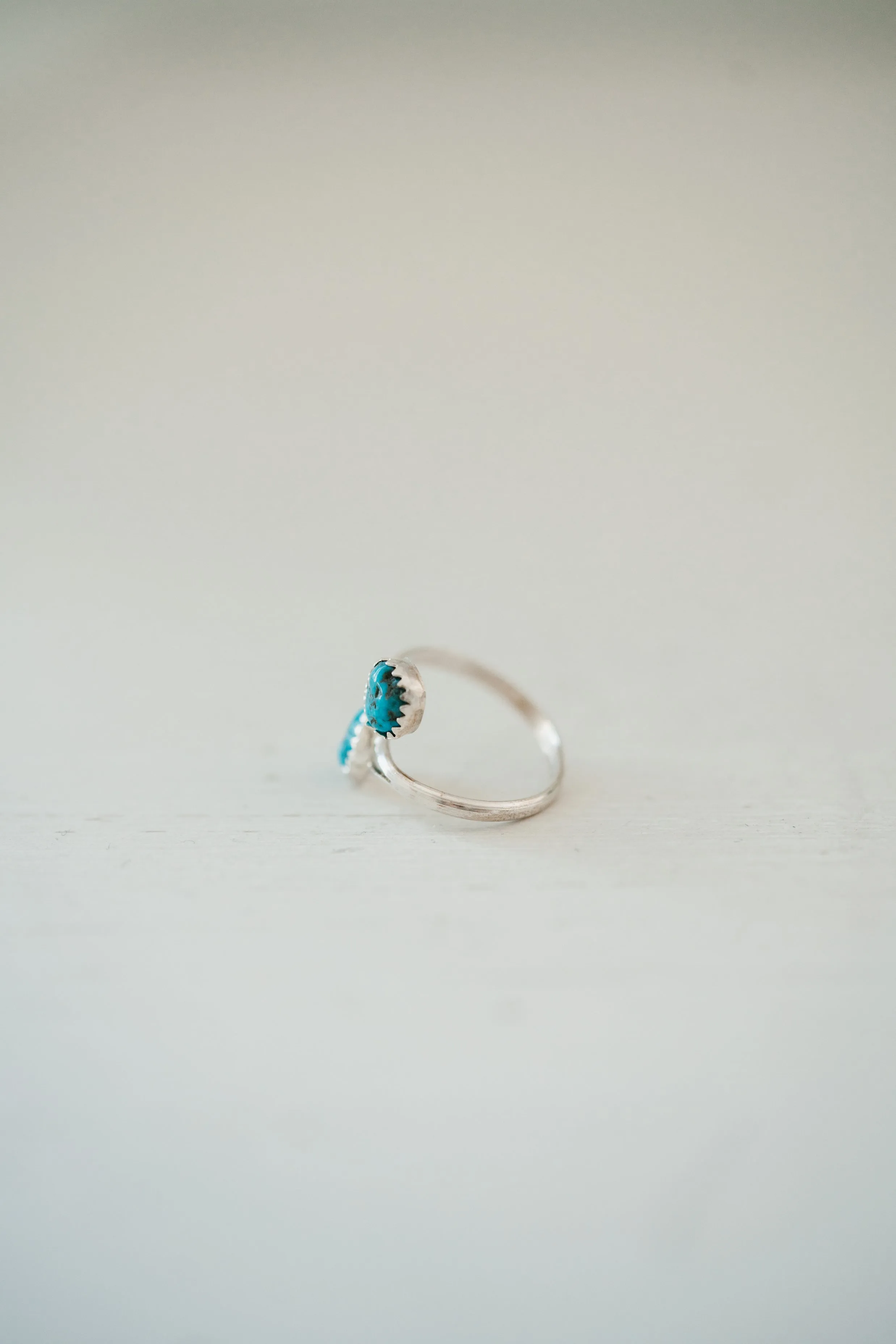 Double Rosie Ring | Turquoise - FINAL SALE