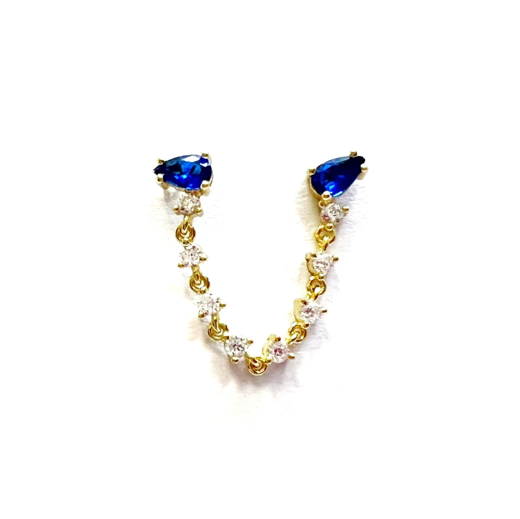 Double Stone Double Earrings