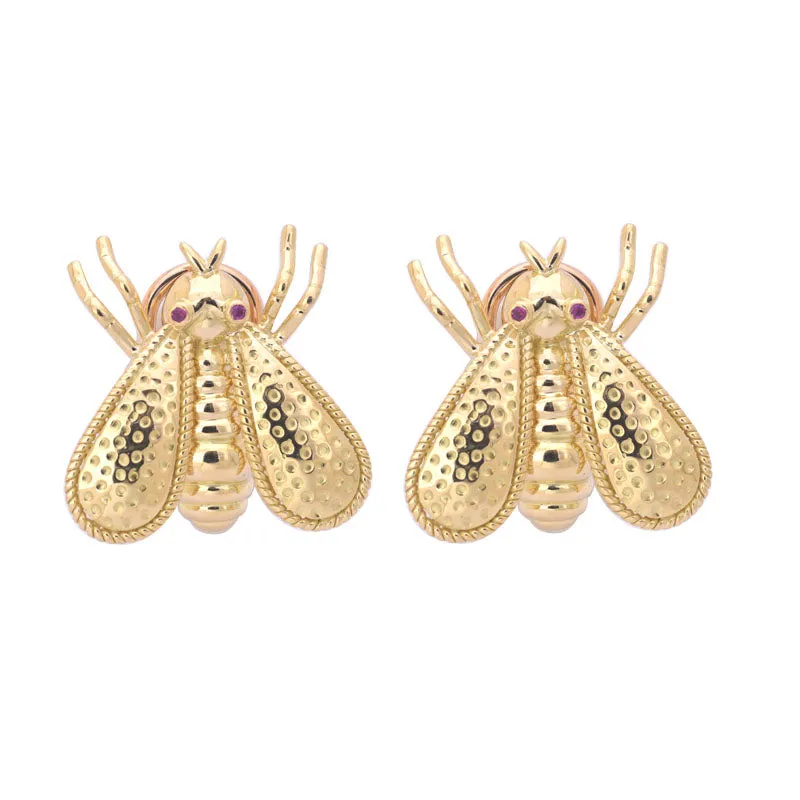 EARRINGS- RUBY IN 18K GOLD