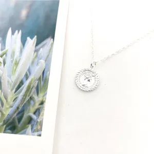 Elizabeth Mini Coin Necklace | Silver