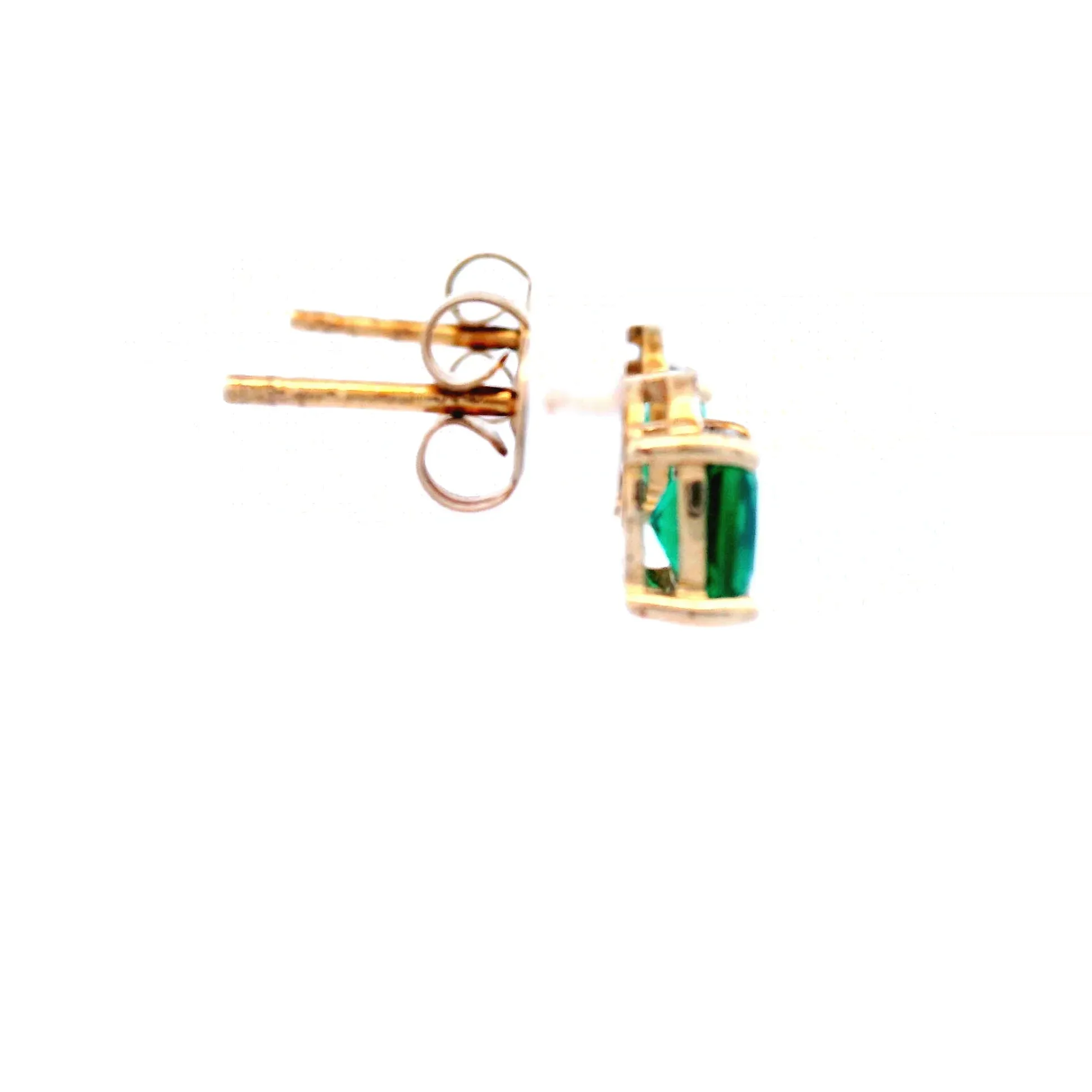Emerald & Diamond Earrings