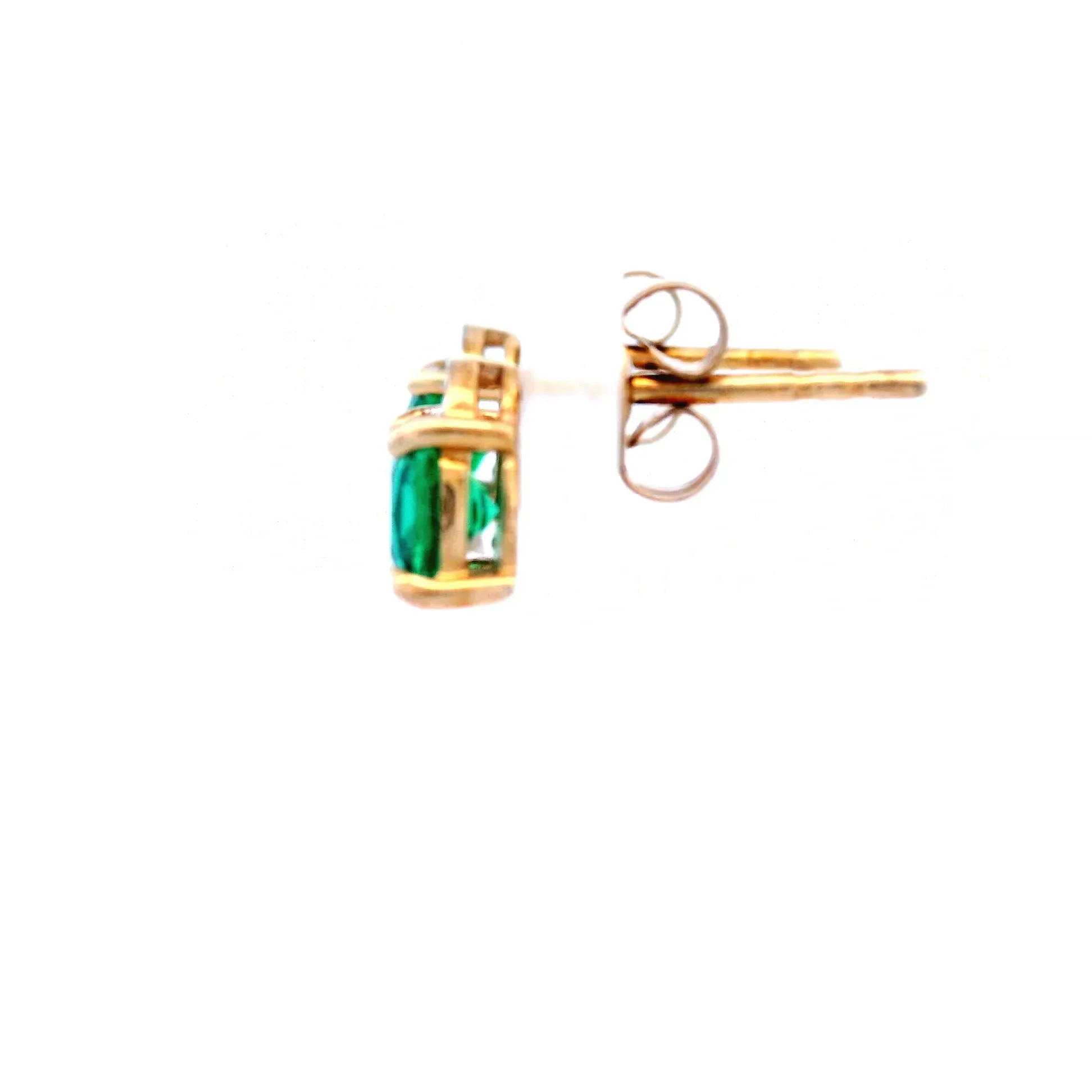Emerald & Diamond Earrings