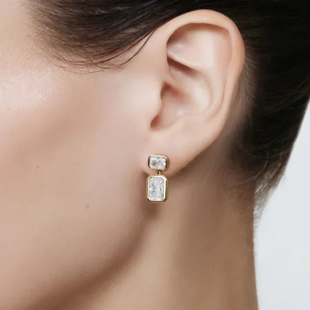 EMERALD BAGUETTE EARRINGS