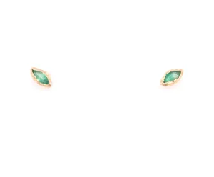 Emerald Bud Earrings