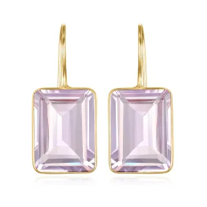 Emerald Cut Valencia-Blush Gold