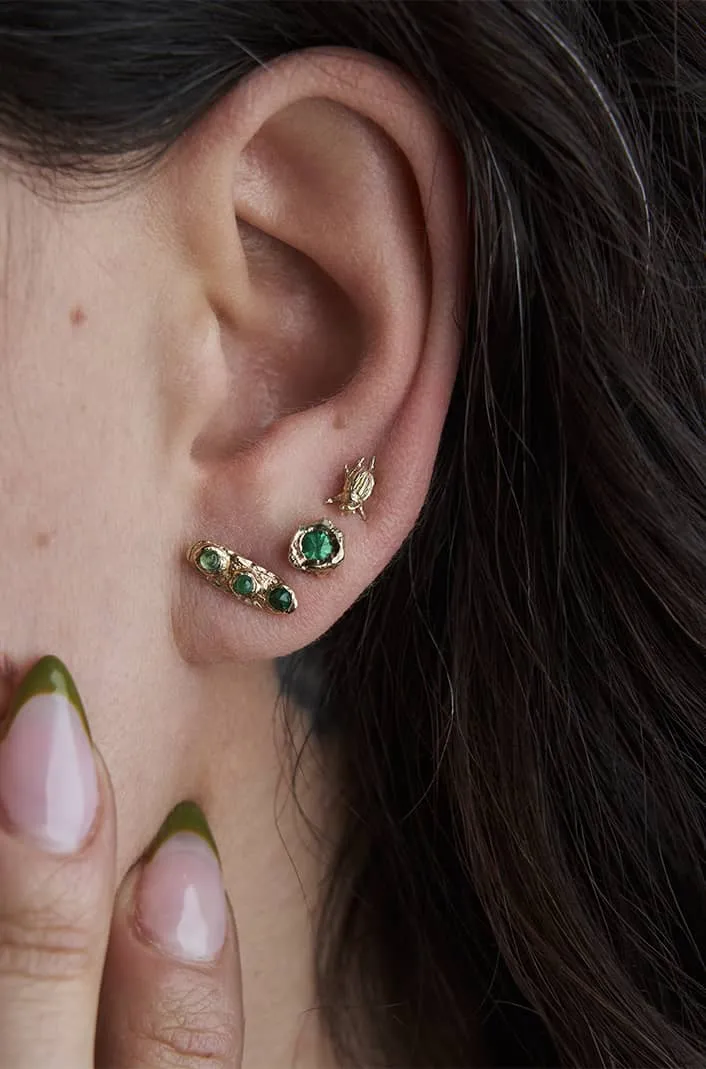 Emerald Petra Studs