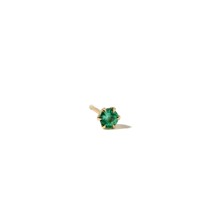 Emerald Round Studs