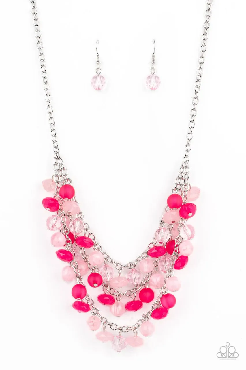 Fairytale Timelessness Pink Paparazzi Necklace