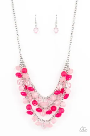 Fairytale Timelessness Pink Paparazzi Necklace