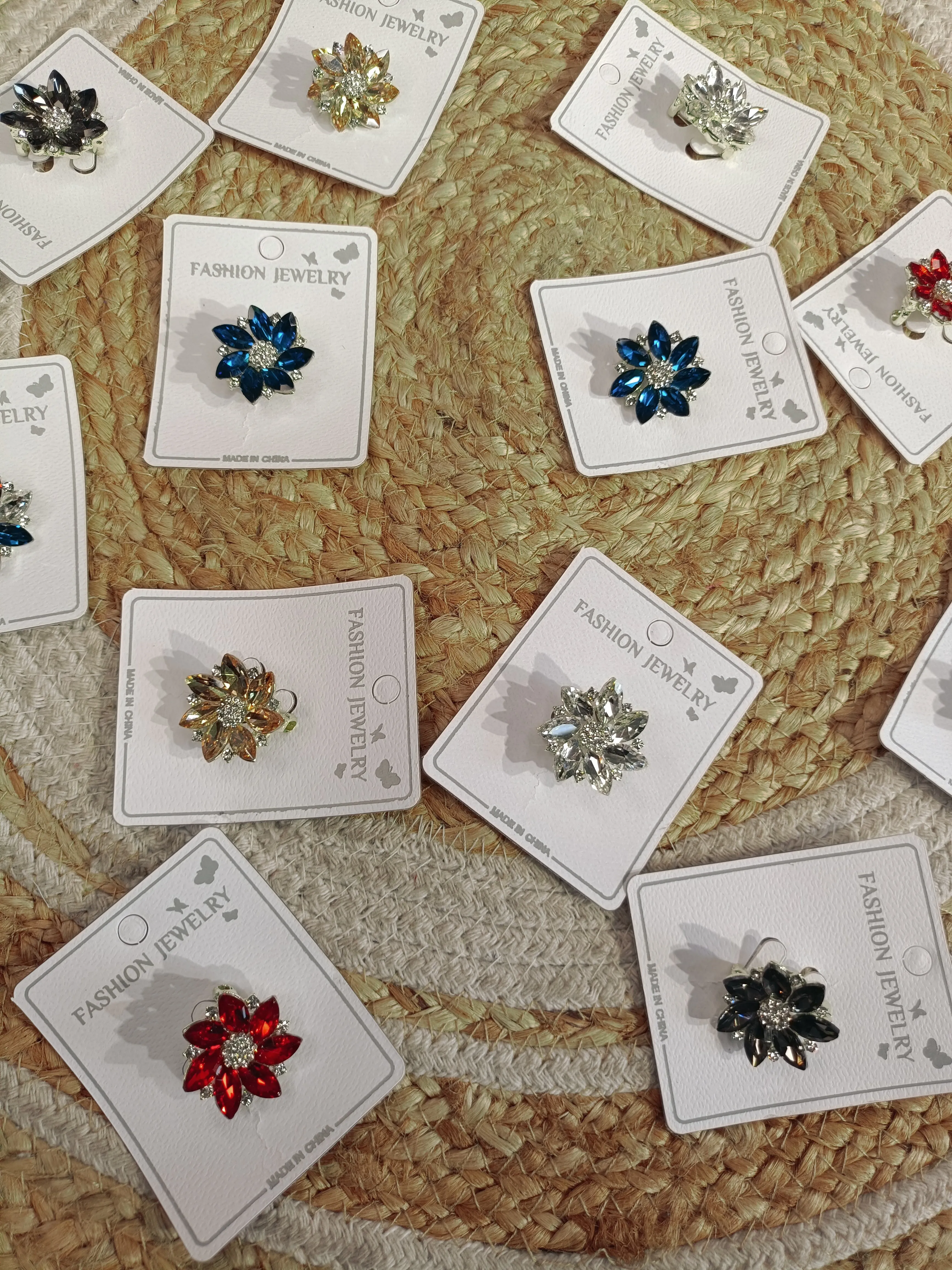 Fancy Party Wear Luxury Brooches ( 1 PIECE ) ( RANDOM PICK )