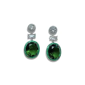 Fayre Emerald Green Earrings