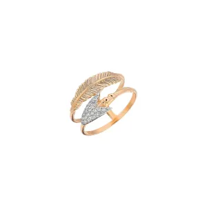 Feather and Arrow Ring